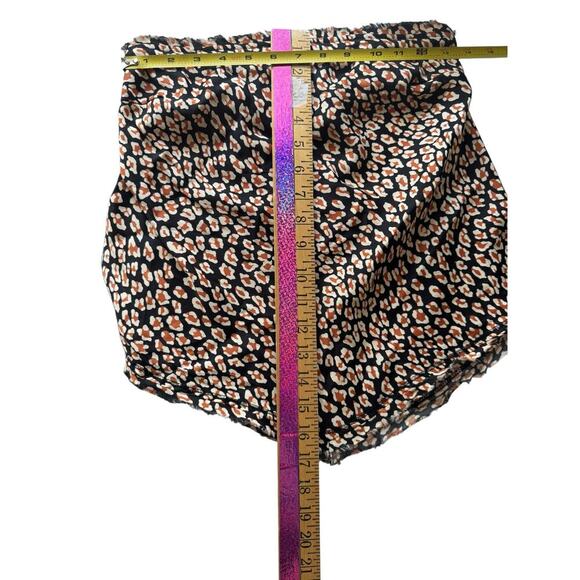 Intimately Free People Strapless Leopard Print Back Cutout Tube Top SP - Picture 4 of 6